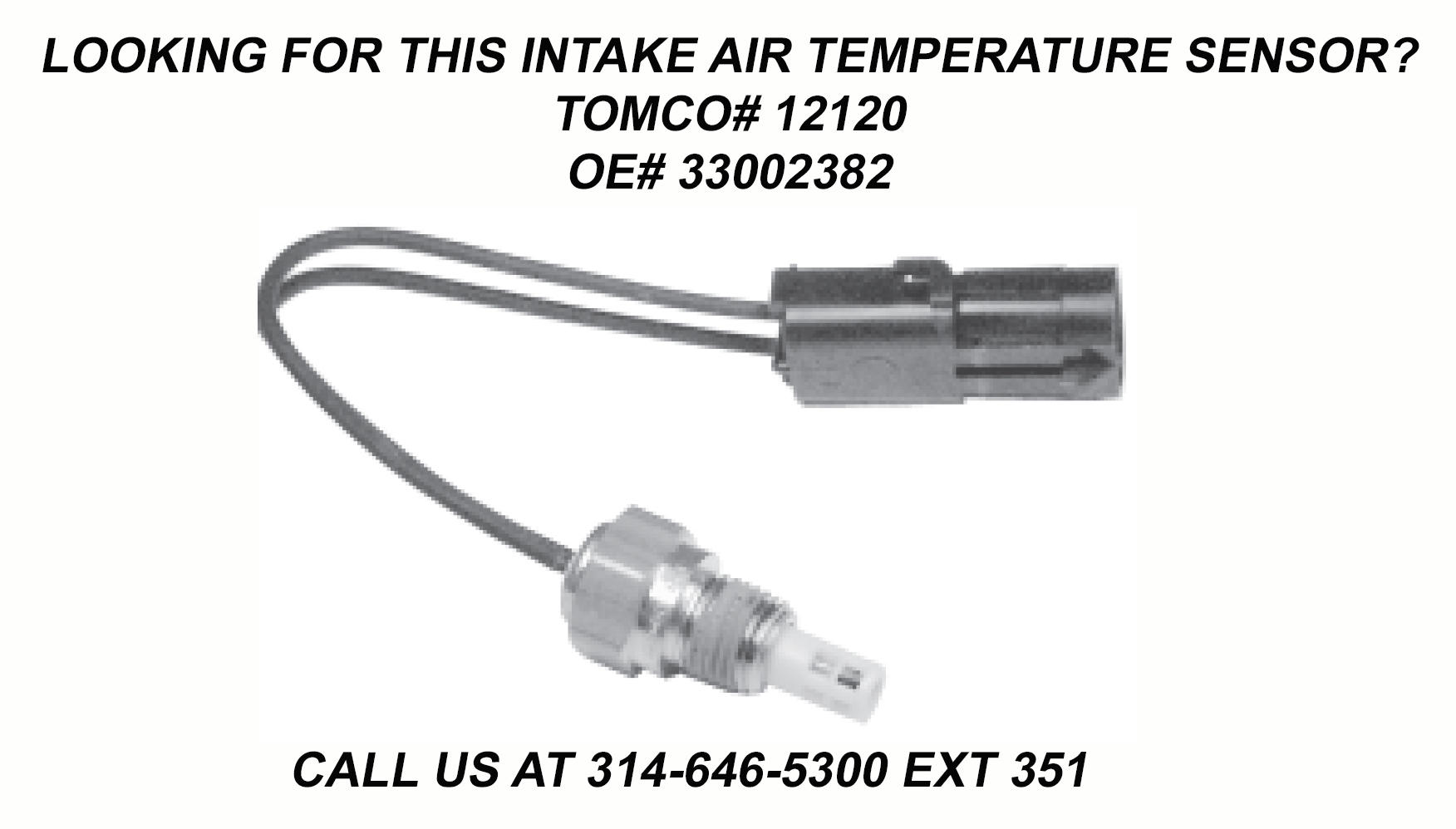 12120 OE # 33002382 intake air temperature sensor